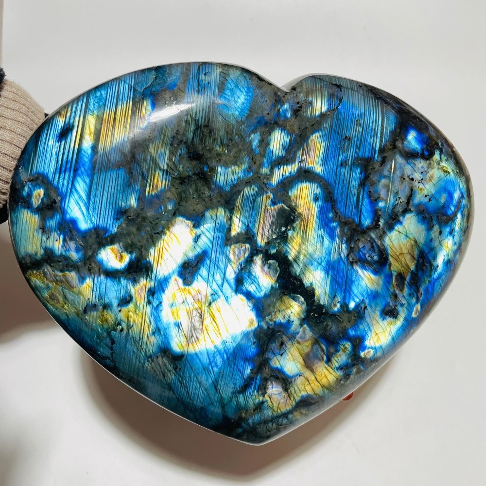 Beautiful Large Labradorite Heart -Wholesale Crystals