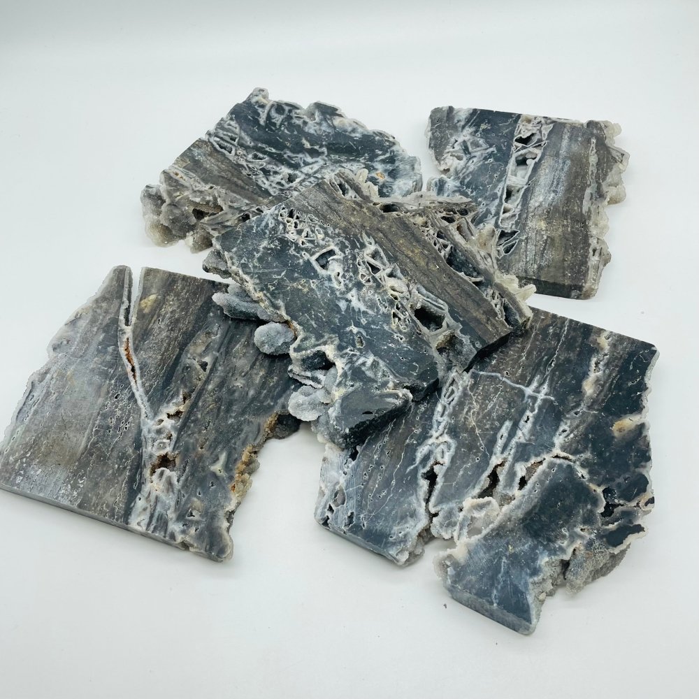 Black Grey Sphalerite Slab Wholesale -Wholesale Crystals