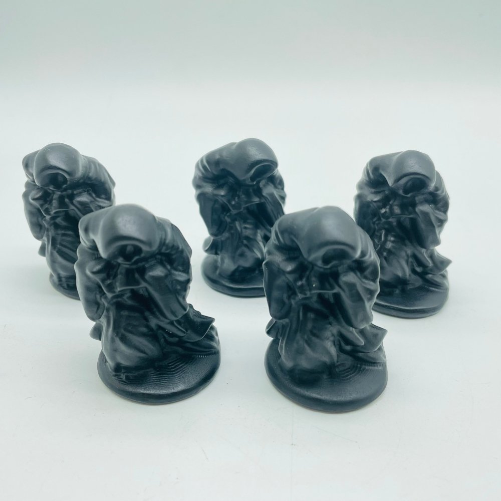 Black Obsidian Black Robe Wizard Carving Wholesale -Wholesale Crystals