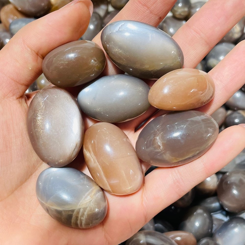 Black Rainbow Sun Stone With Hematite Tumbled Wholesale -Wholesale Crystals