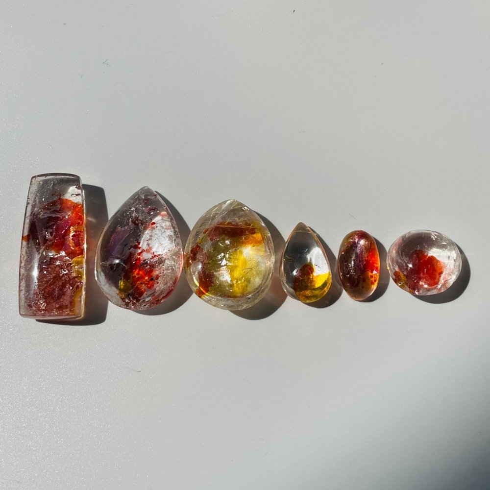 Brazil Hematoid Quartz For Jewelry Making DIY Pendant -Wholesale Crystals