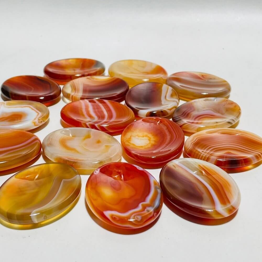 Carnelian Worry Stone Wholesale -Wholesale Crystals