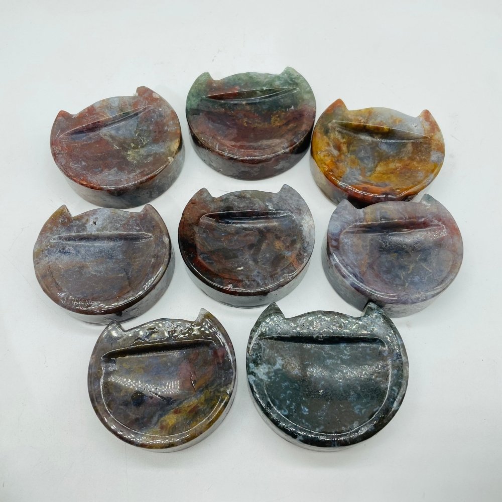 Cat Head Shape Ocean Jasper Bowl Wholesale -Wholesale Crystals