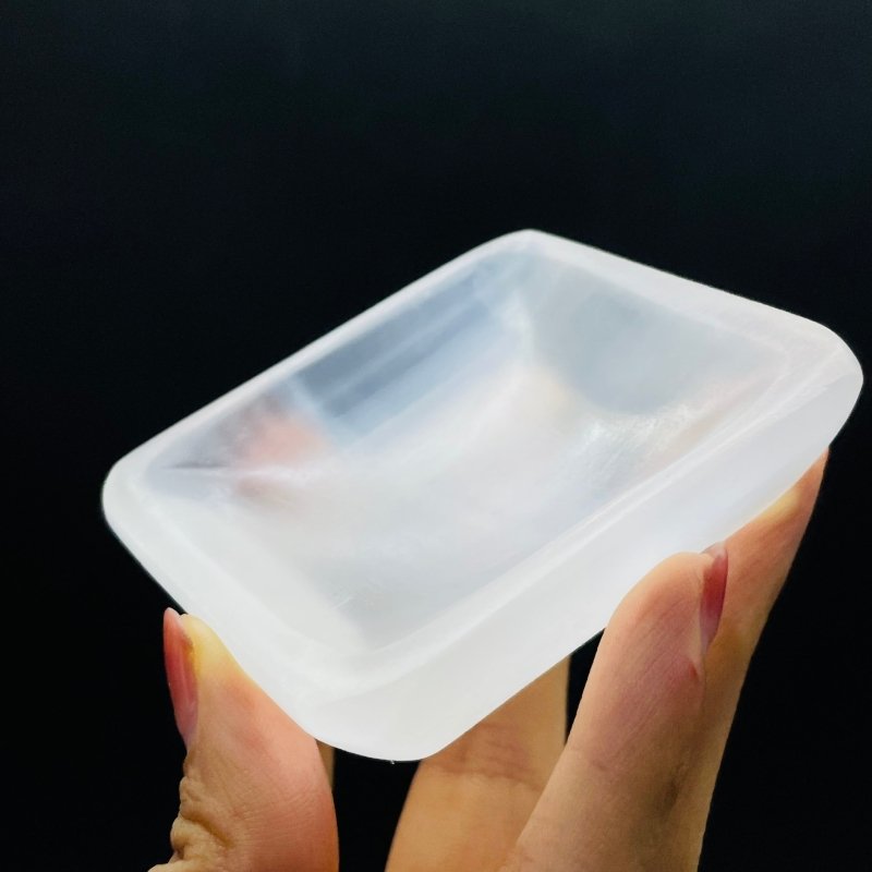 Cube Selenite Bowl Shallow Bowl Wholesale -Wholesale Crystals