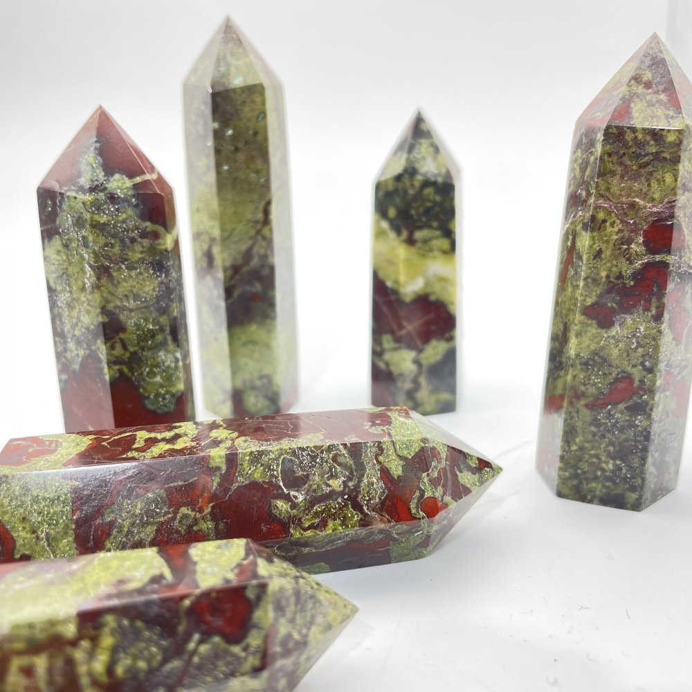 Dragon Blood Stone Tower Point Wholesale -Wholesale Crystals