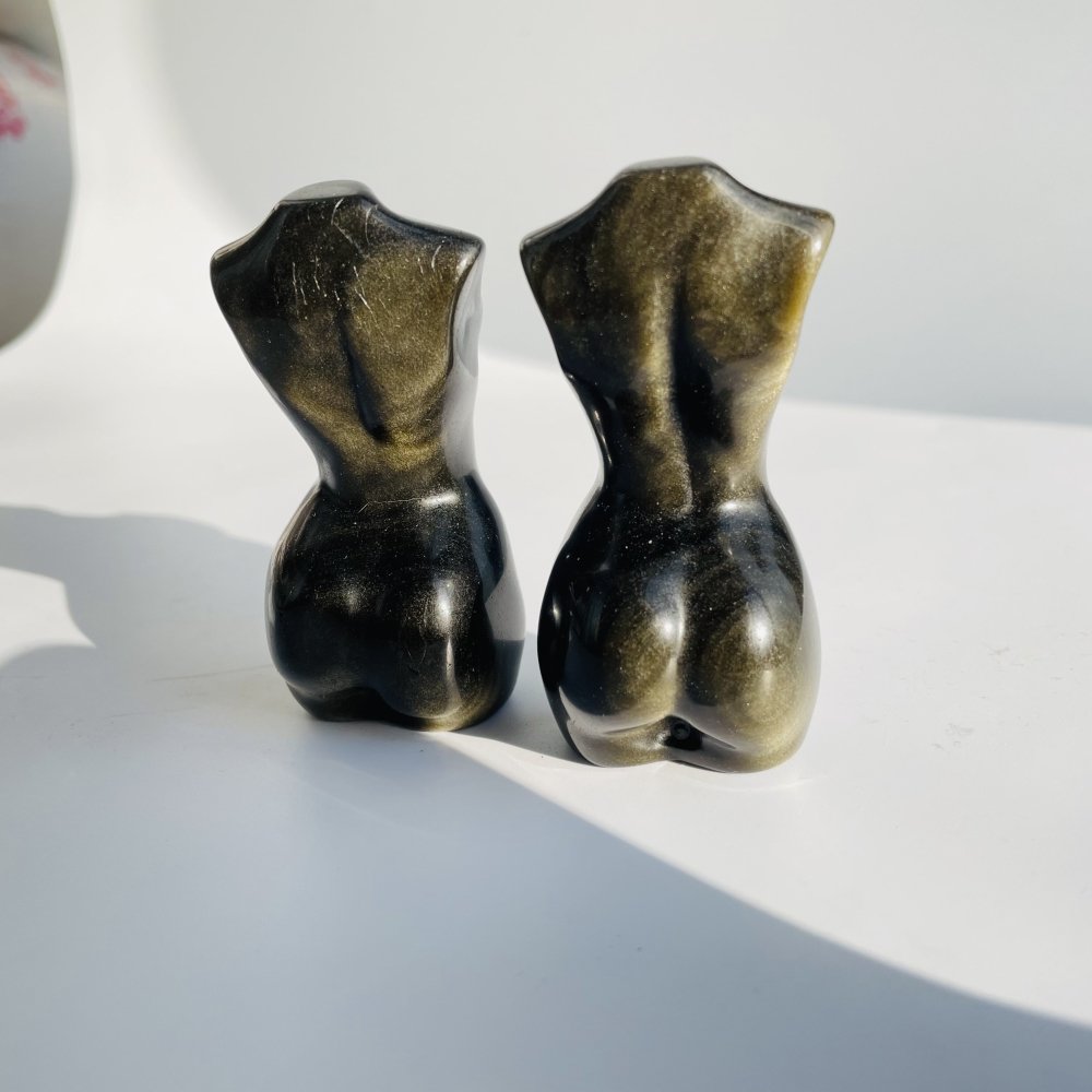 Gold Sheen Obsidian Goddess Carving Wholesale -Wholesale Crystals