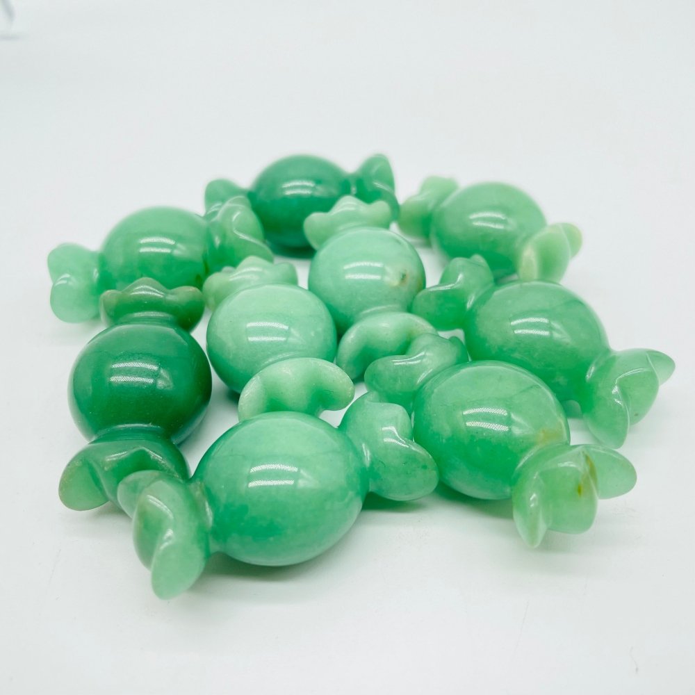 Green Aventurine Lepidolite Candy Carving Wholesale -Wholesale Crystals
