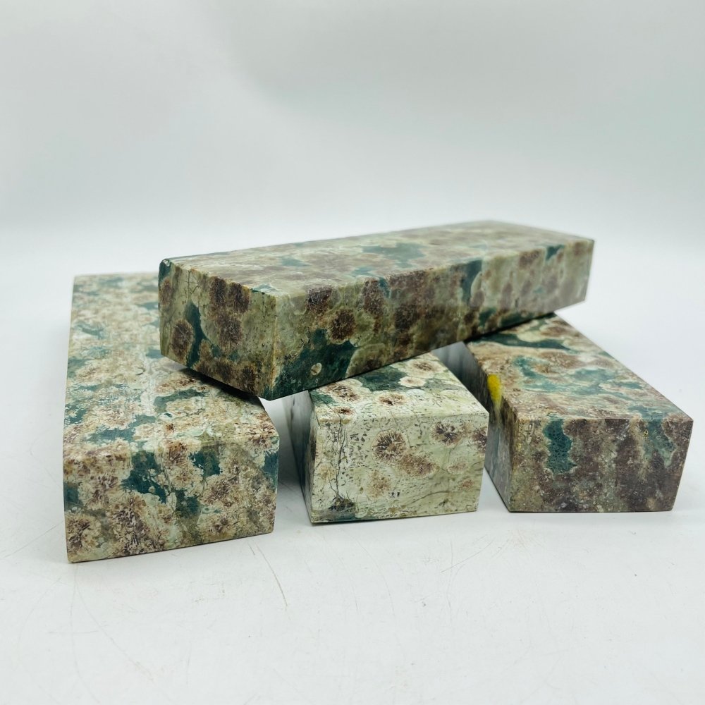 Green Sakura Four-Sided Large Tower Point Wholesale -Wholesale Crystals