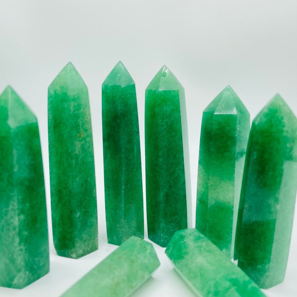 Green Strawberry Quartz Tower Points Crystal Wholesale -Wholesale Crystals