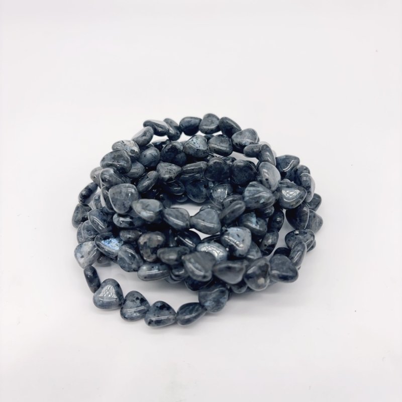 Heart Bracelet Crystal Wholesale Tiger Eye Sodalite Larvikite Yellow Agate -Wholesale Crystals