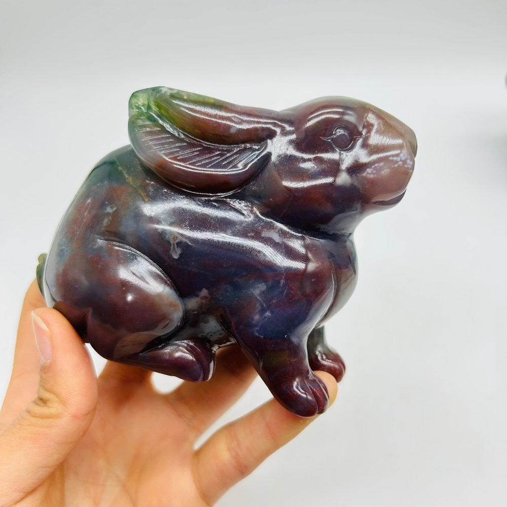 High Quality Ocean Jasper Rabbit Carving -Wholesale Crystals