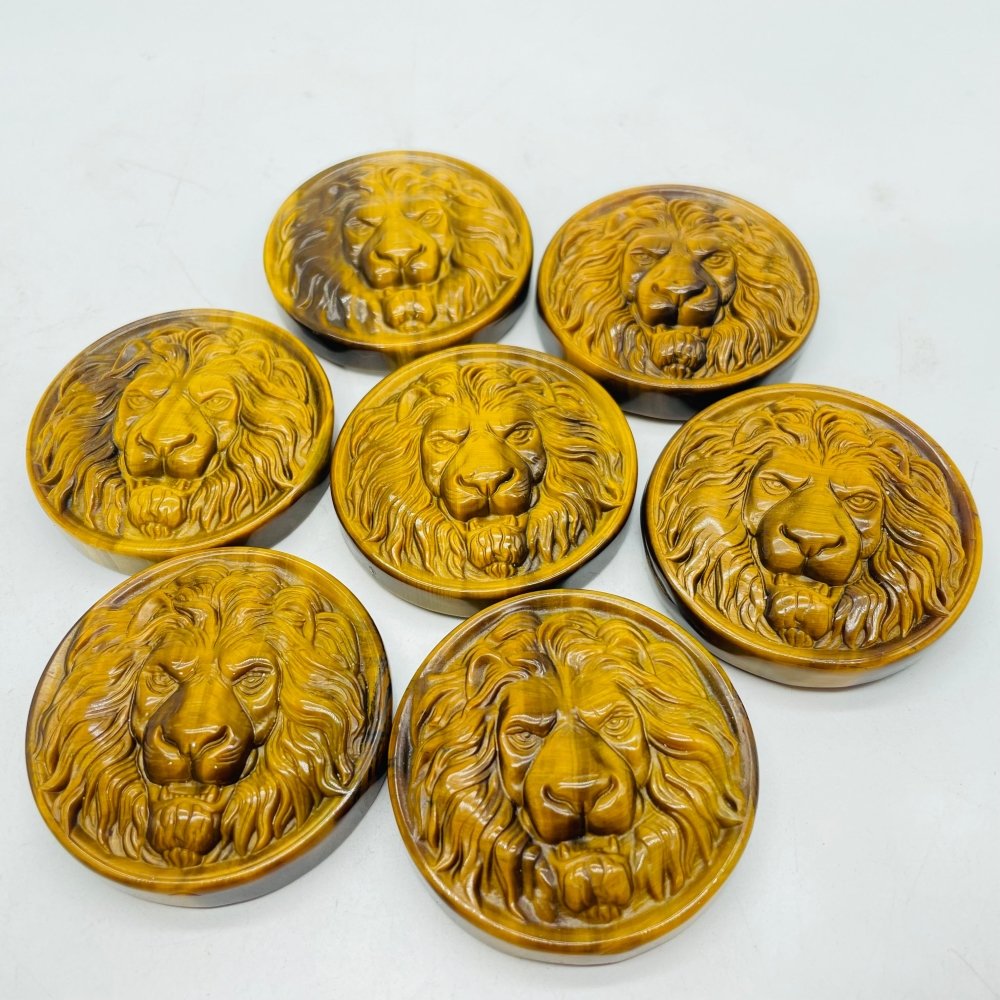 High Quality Tiger Eye Lion Head Carving Wholesale -Wholesale Crystals