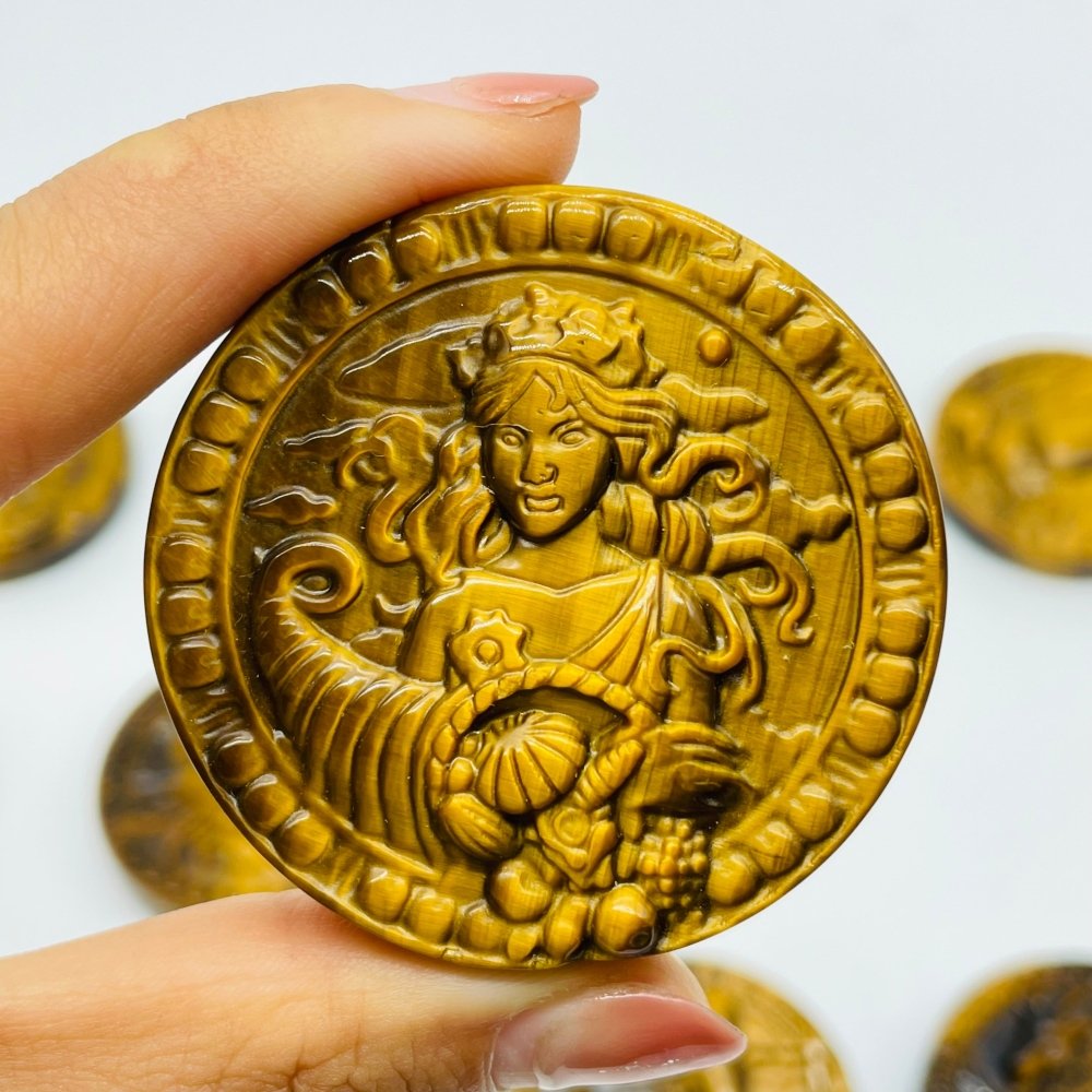 High Quality Tiger Eye Twelve Constellations Carving Wholesale -Wholesale Crystals