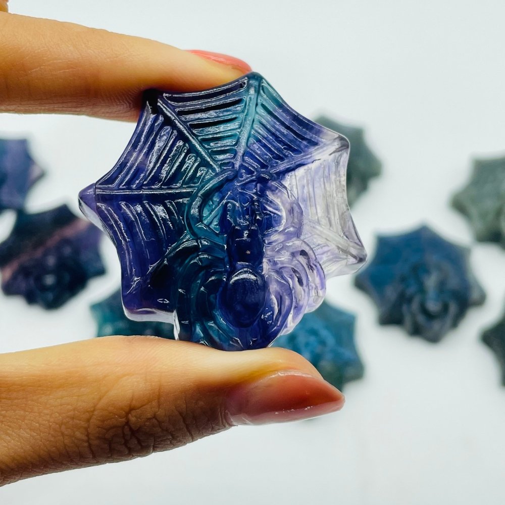 Labradorite Fluorite Spider Carving Wholesale -Wholesale Crystals