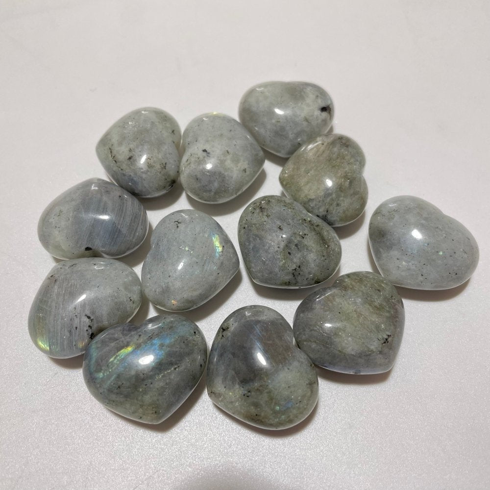 Labradorite Heart 1.2in(3cm) Wholesale -Wholesale Crystals