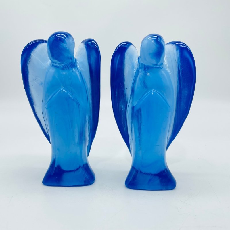 Large Blue Opalite Angel Carving Wholesale -Wholesale Crystals