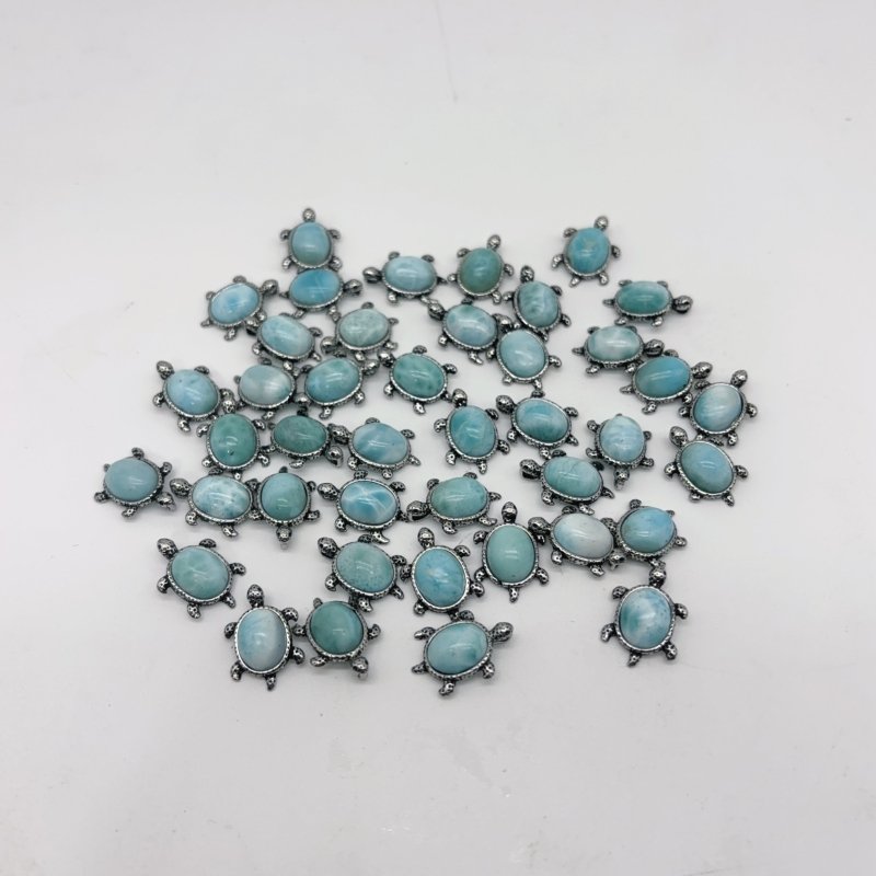 Larimar Mini Turtle Pendant Crystal Wholesale - Wholesale Crystals