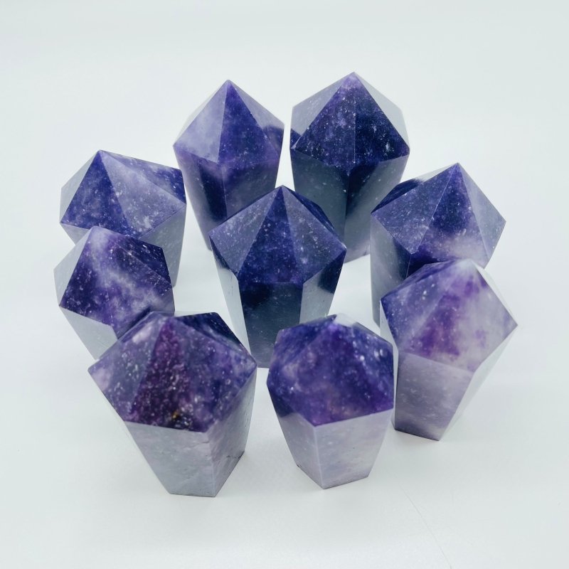 Lepidolite CupCake Shape Tower Points Wholesale -Wholesale Crystals