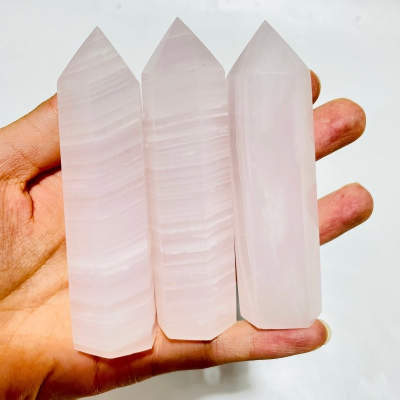 Light Pink Calcite Points Wholesale -Wholesale Crystals