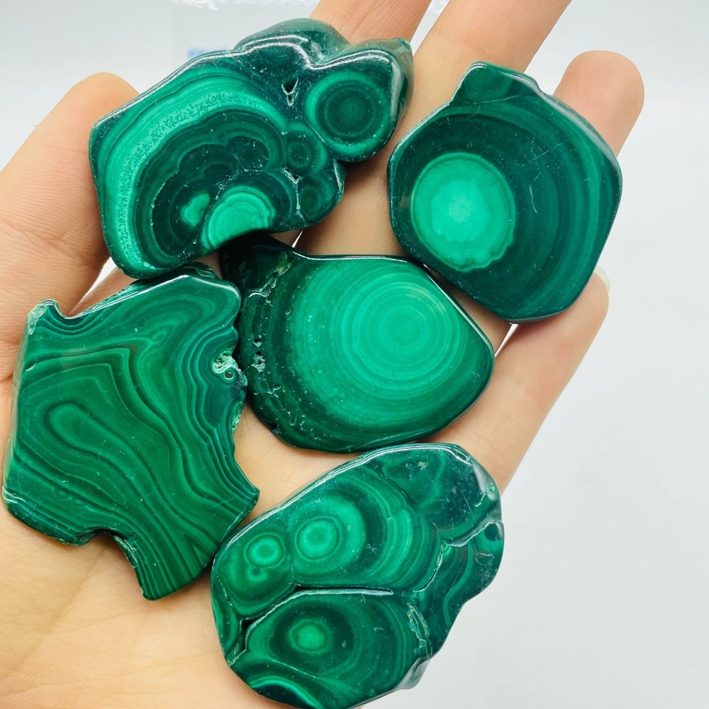 Malachite Small Free Form Slab Wholesale -Wholesale Crystals