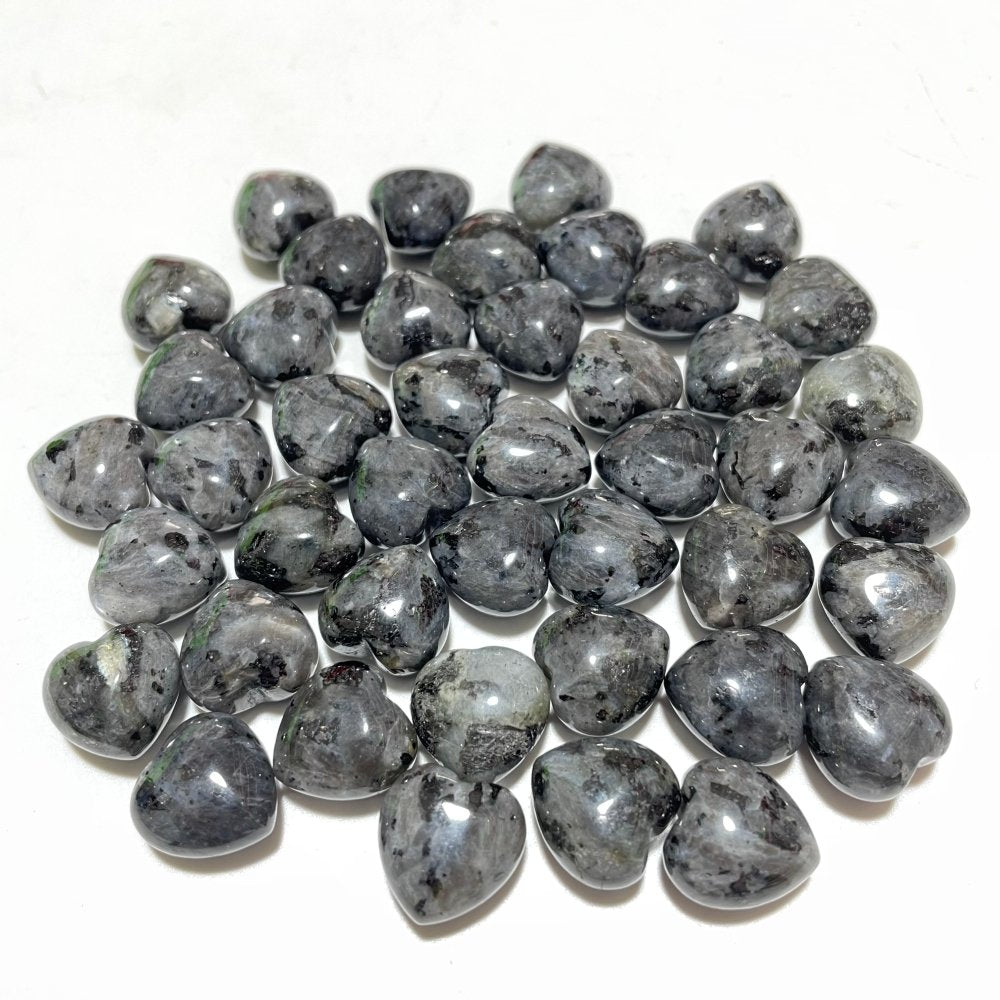 Mini Larvikite Heart DIY Pendant Wholesale -Wholesale Crystals