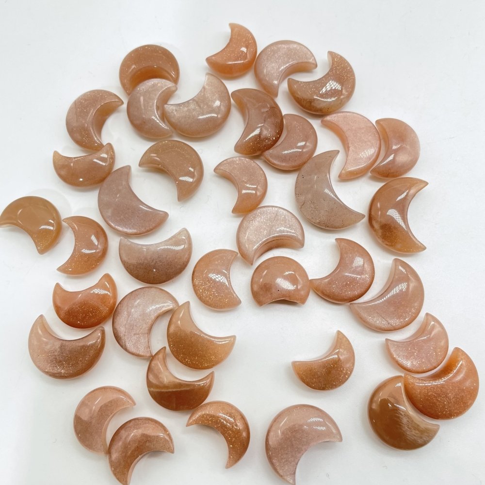 Mini Sunstone Moon Shape Wholesale -Wholesale Crystals