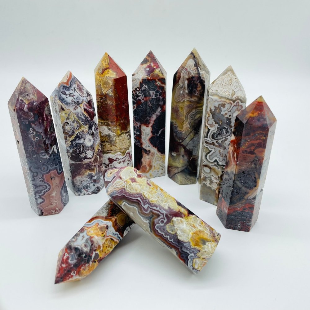 Morocco Agate Tower Points Wholesale -Wholesale Crystals