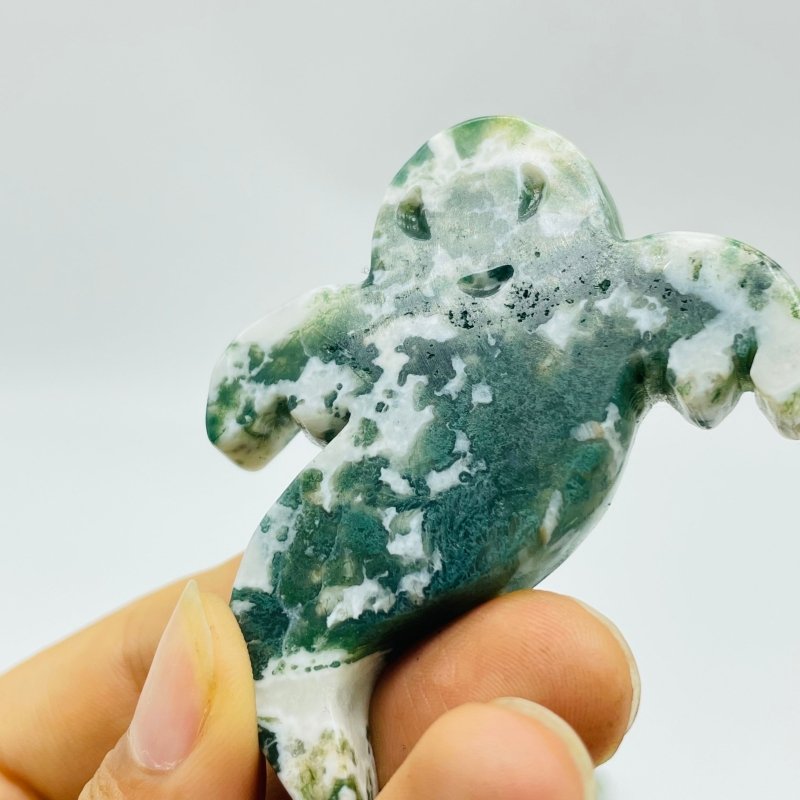 Moss Agate Ghost Carving Crystals Wholesale -Wholesale Crystals