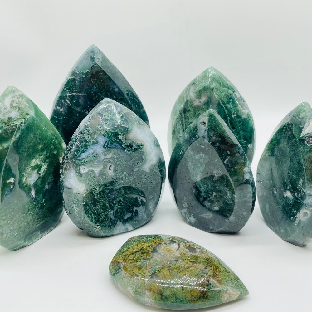 Moss Agate Unique Shape Home Decoration Wholesale -Wholesale Crystals