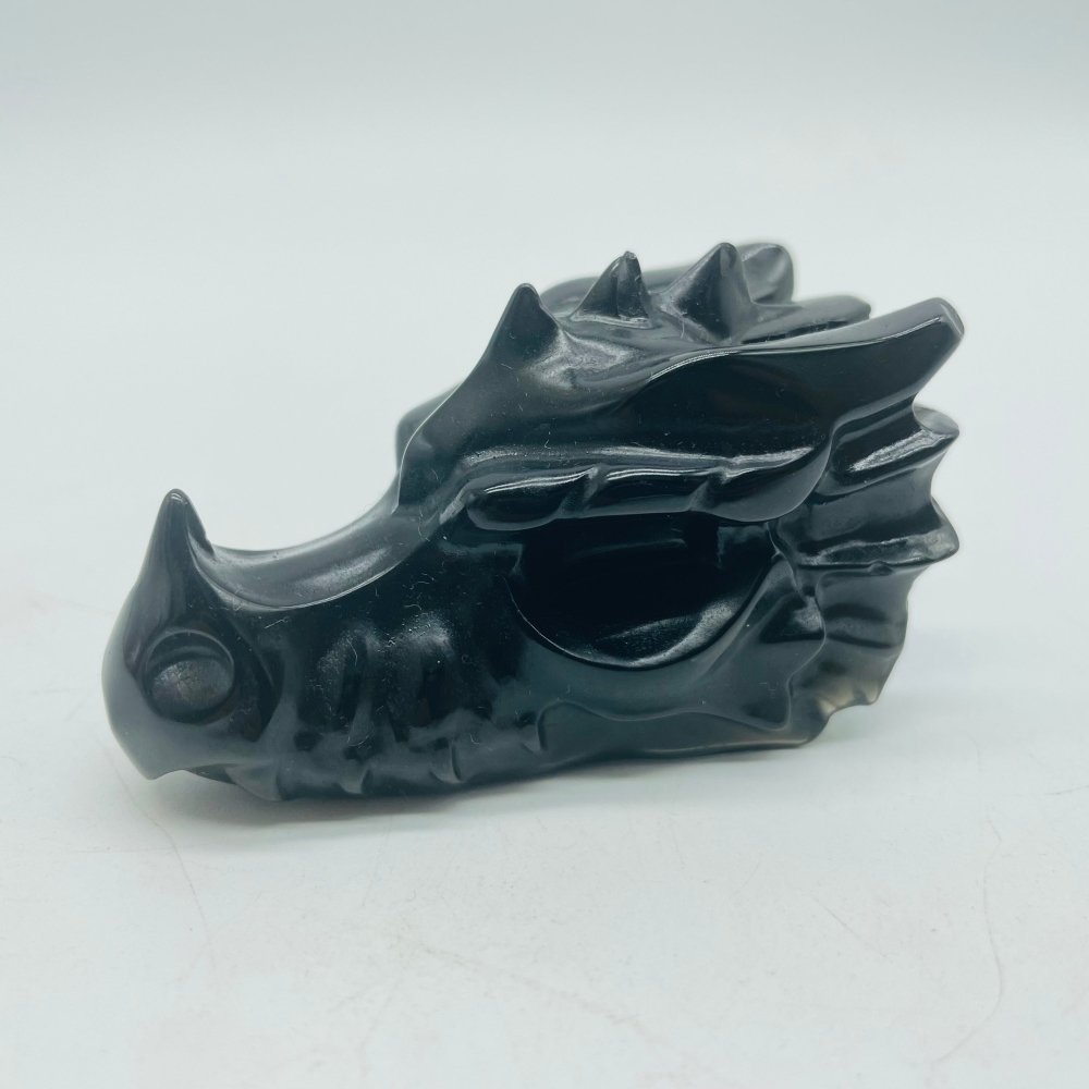 Obsidian Dragon Head Carving Wholesale -Wholesale Crystals