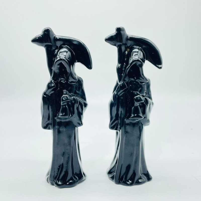 Obsidian Grim Reaper Sickle Carving Wholesale -Wholesale Crystals