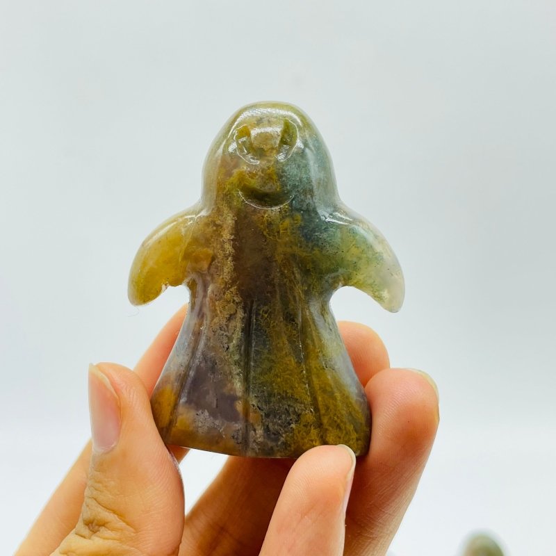 Ocean Jasper Ghost Halloween Carving Wholesale -Wholesale Crystals