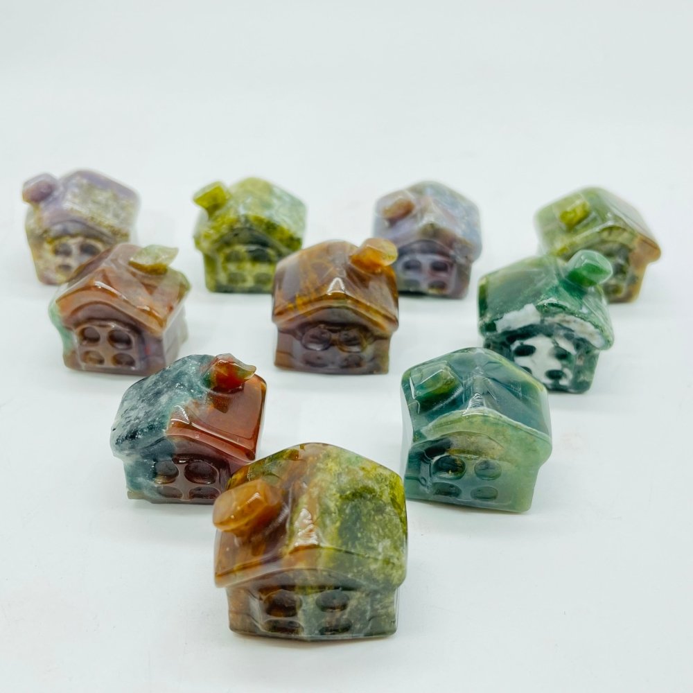 Ocean Jasper House Carving Wholesale -Wholesale Crystals