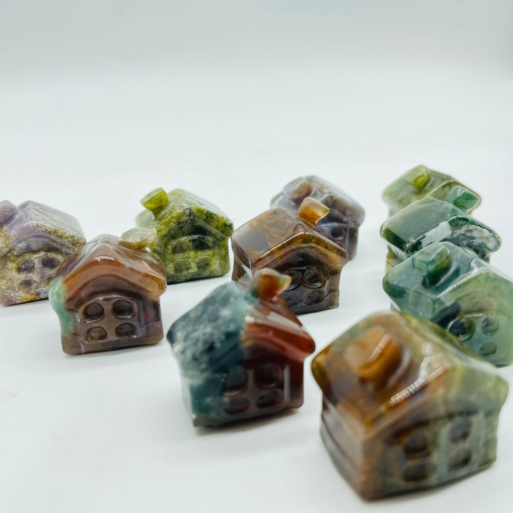 Ocean Jasper House Carving Wholesale -Wholesale Crystals