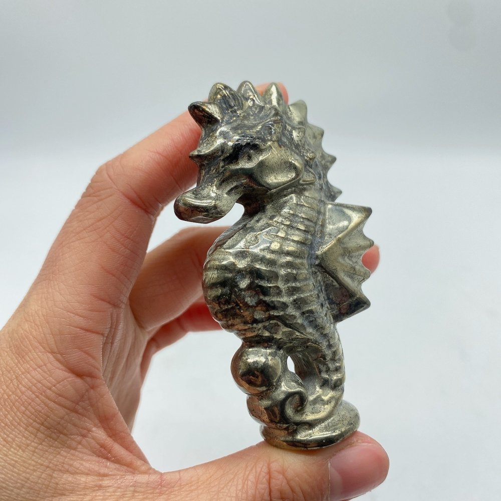 Pyrite Seahorse Carving Wholesale -Wholesale Crystals