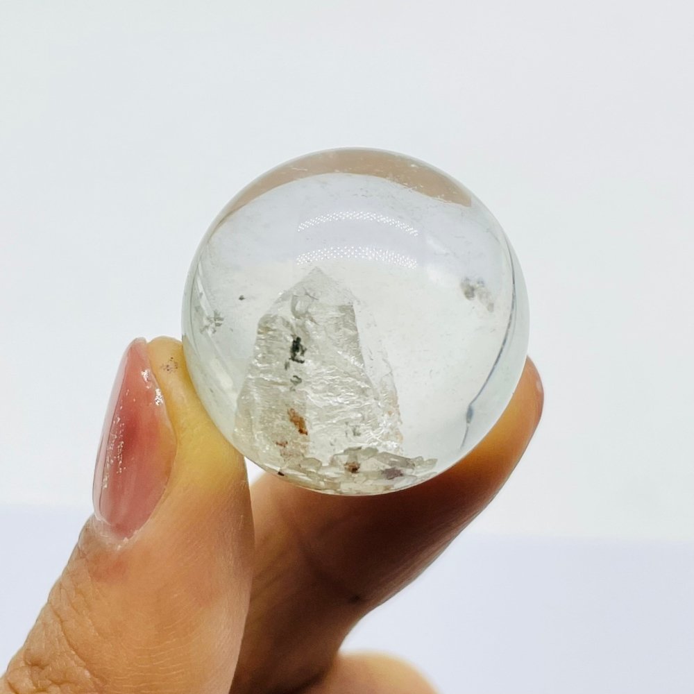 Rare Hexagonal Quartz In Garden Quartz Spheres -Wholesale Crystals