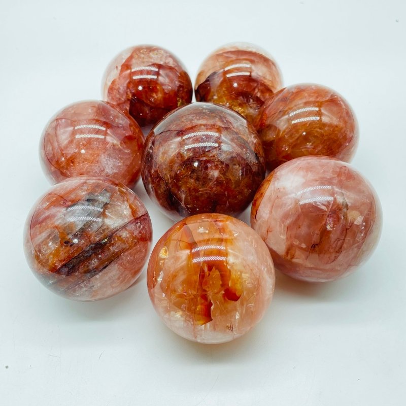 Red Fire Quartz Sphere Crystal Ball Wholesale -Wholesale Crystals