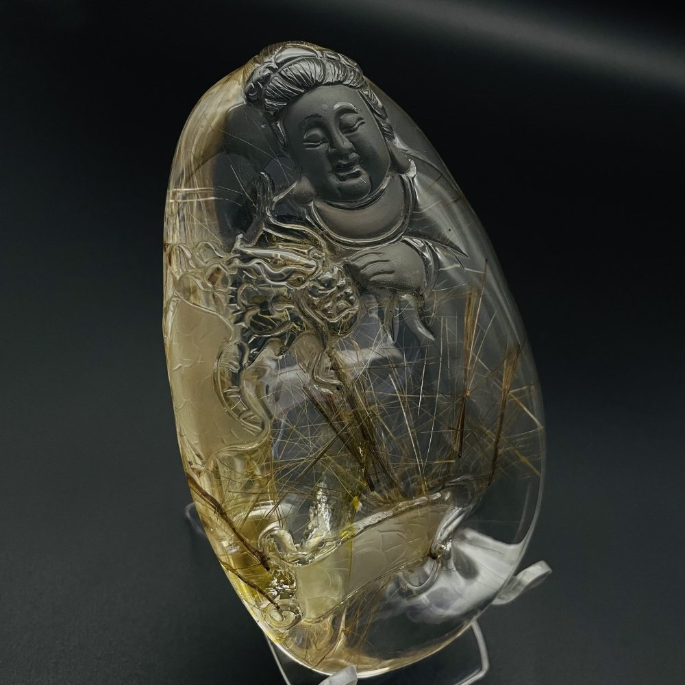 Rutile Quartz Guanyin Quan Yin -Wholesale Crystals