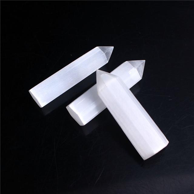 selenite tower point 2-3.5in(5-9cm) -Wholesale Crystals
