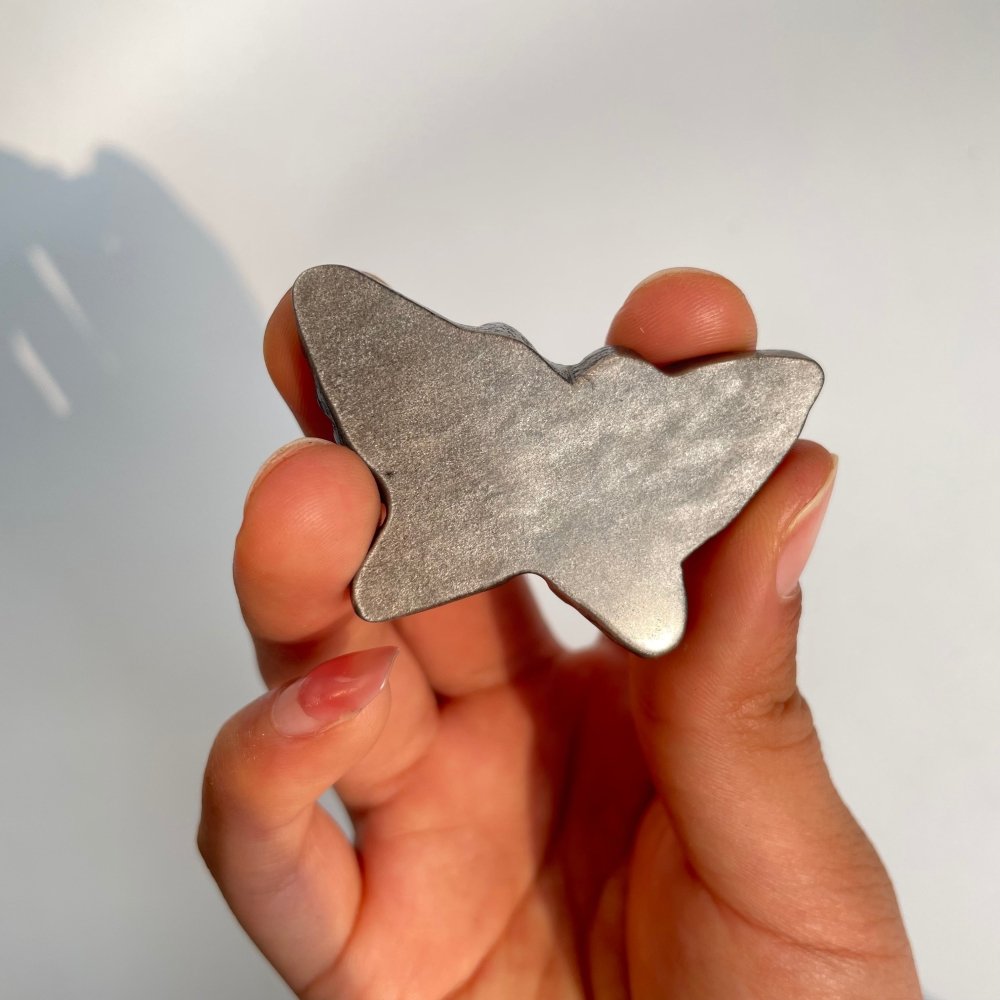 Silver Sheen Obsidian Butterfly Carving Wholesale -Wholesale Crystals