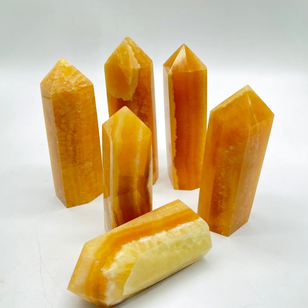 Yellow Calcite Tower Point Wholesale -Wholesale Crystals