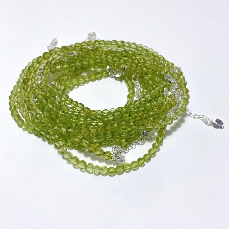 0.16in(4mm) Peridot Bracelet Wholesale - Wholesale Crystals