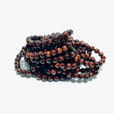 0.31in(8mm) Red Tiger Eye Bracelet Wholesale - Wholesale Crystals