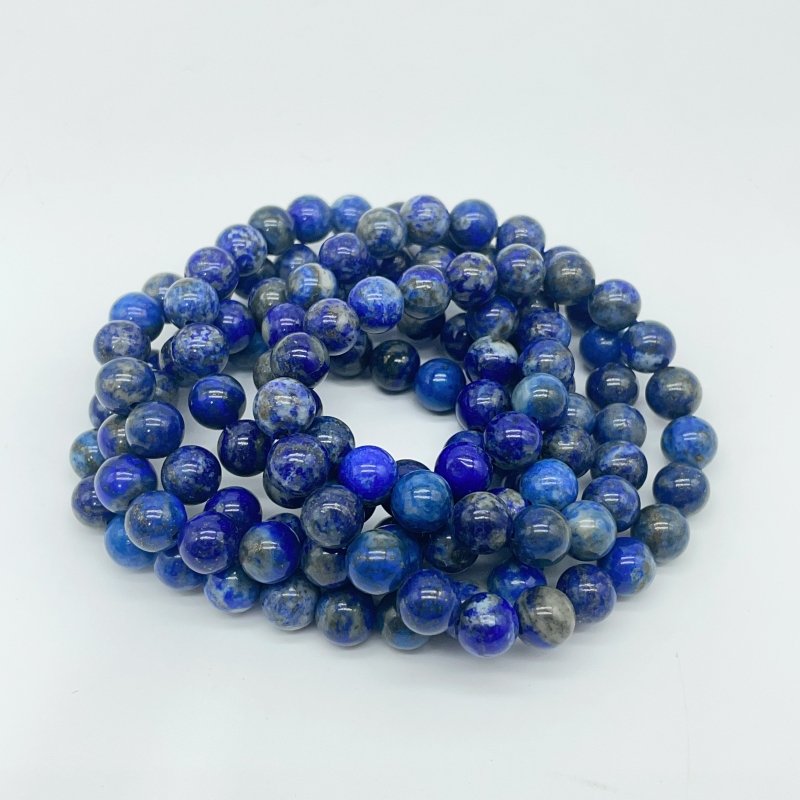 0.33in(8.5mm) Lapis Lazuli Bracelet Wholesale - Wholesale Crystals