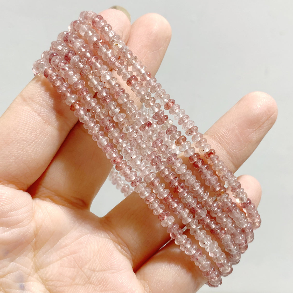 12 Types Bracelets Wholesale Strawberry Quartz Amazonite
