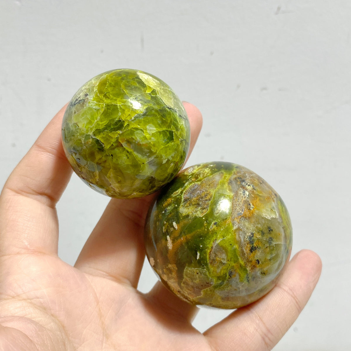 Green Opal Spheres Wholesale