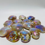 Aura Sakura Flower Agate Heart Wholesale -Wholesale Crystals
