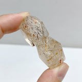 63 Pieces Mini Red Rutile Quartz Free Form Accessories For Jewelry Making DIY Pendant