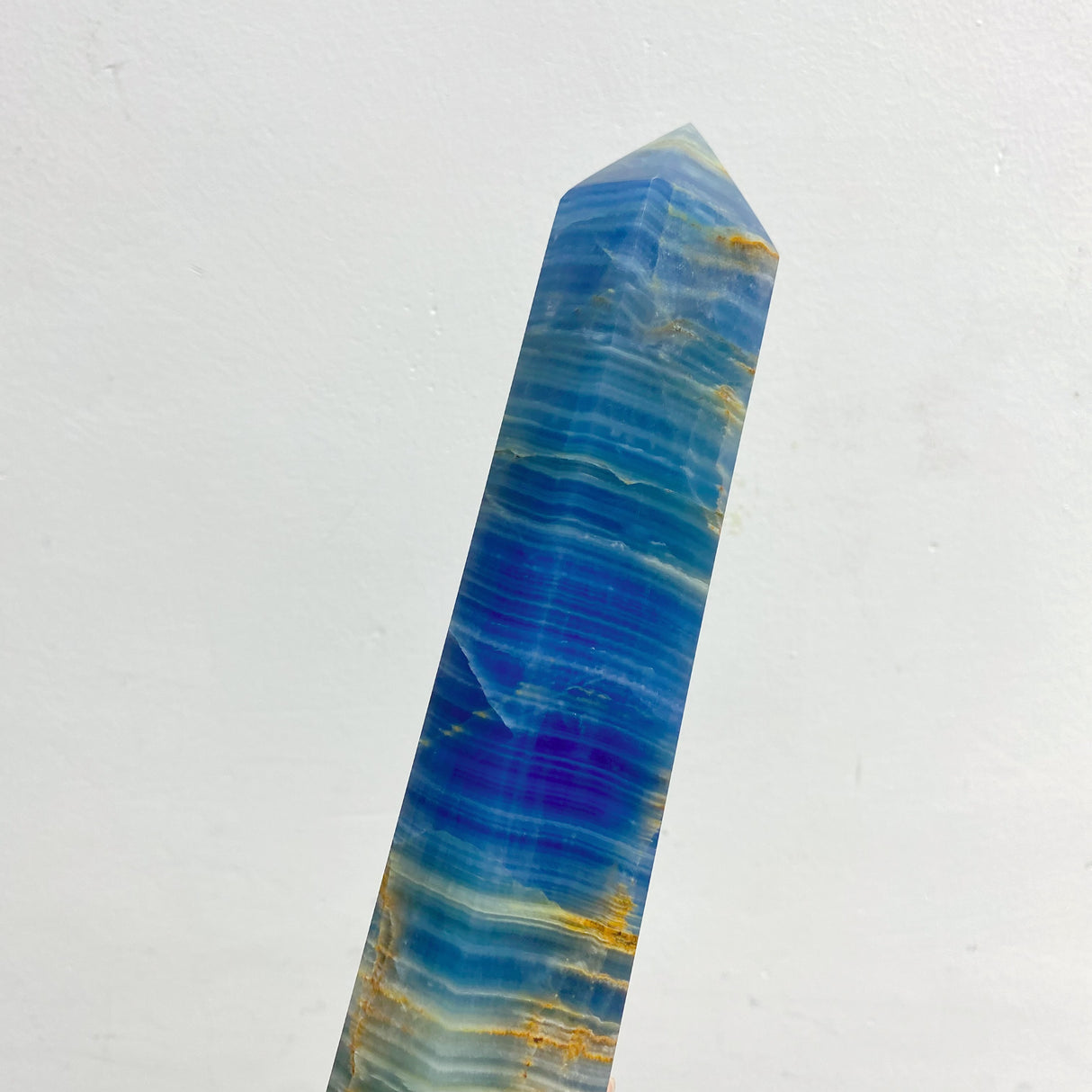 5 Pieces Tall High Quality Blue Onyx Point