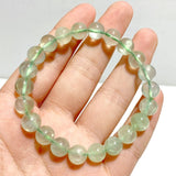 10 Pieces 8mm Prehnite Bracelets - Wholesale Crystals